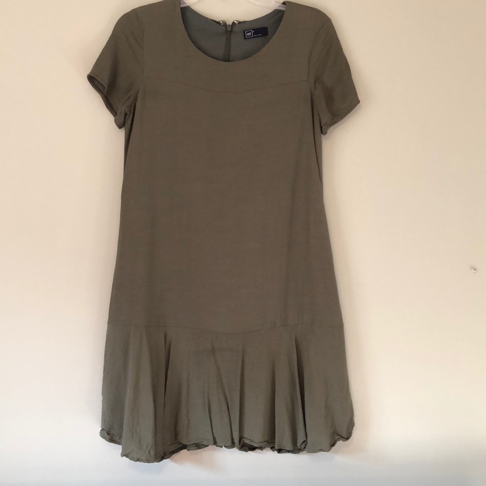 Olive Green Gap Dress